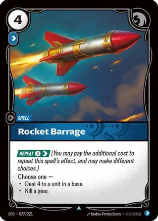 Rocket Barrage (077/221) - Spiritforged
