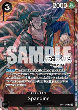 Spandine (Online Regional Participation Pack 2025 Vol.1) (EB01-043) - One Piece Promotion Cards