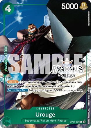 Urouge (Online Regional Participation Pack 2025 Vol.1) (OP07-021) - One Piece Promotion Cards