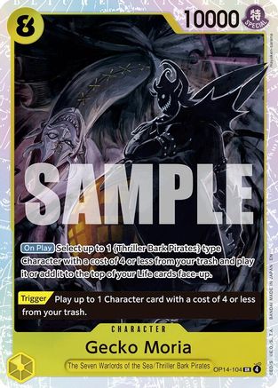 Gecko Moria - OP14-104 (OP14-104) - The Azure Sea's Seven