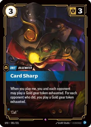 Card Sharp (081/221) - Spiritforged Foil