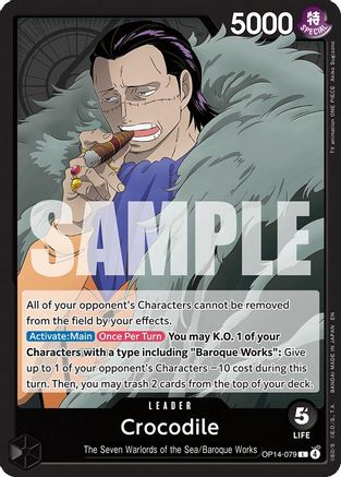 Crocodile - OP14-079 (OP14-079) - The Azure Sea's Seven