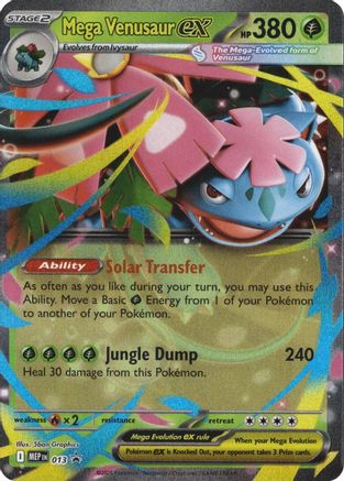 Mega Venusaur ex - 013 13 - [ME Mega Evolution Promo] Holofoil