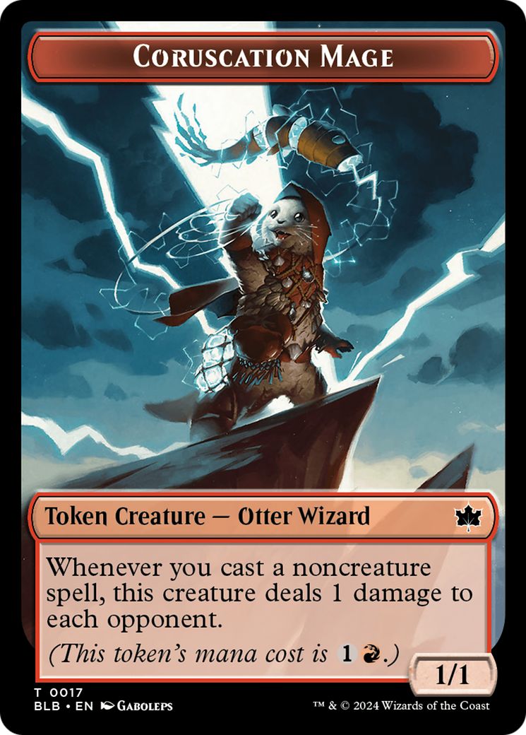 Coruscation Mage (TBLB-017) - [Bloomburrow Tokens] Foil