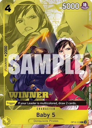 Baby 5 (Winner Pack 2026 Vol. 1) (OP12-112) - One Piece Promotion Cards