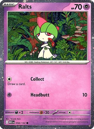Ralts (Cosmos Holo) 58 - [Miscellaneous Cards & Products] Holofoil