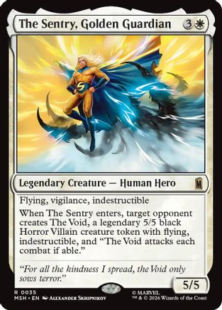 The Sentry, Golden Guardian (MSH-035) - [Marvel Super Heroes]
