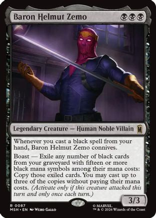 Baron Helmut Zemo (MSH-087) - [Marvel Super Heroes]