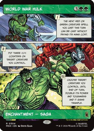 World War Hulk (Borderless) (MSH-304) - [Marvel Super Heroes]