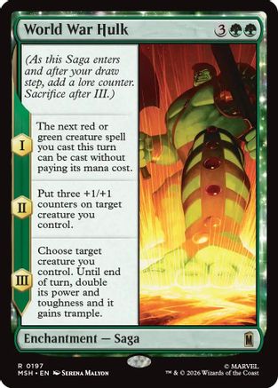 World War Hulk (MSH-197) - [Marvel Super Heroes] Foil