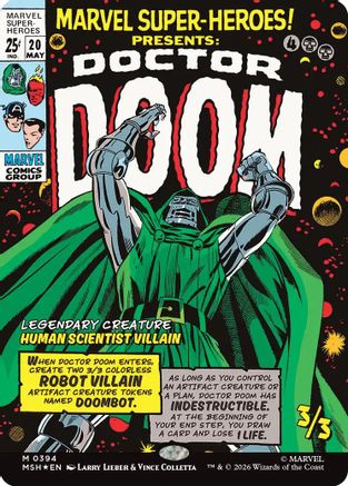 Doctor Doom (Borderless) (MSH-394) - [Marvel Super Heroes] Foil