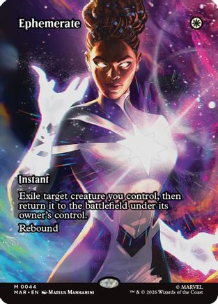 Ephemerate (Borderless) (MAR-044) - [Marvel Universe Eternal-Legal] Foil