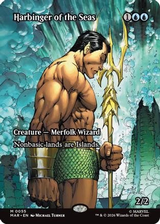 Harbinger of the Seas (Borderless) (MAR-055) - [Marvel Universe Eternal-Legal]