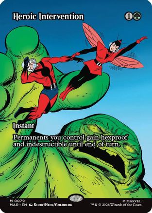 Heroic Intervention (0079) (Borderless) (MAR-079) - [Marvel Universe Eternal-Legal]