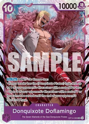 Donquixhote Doflamingo - OP14-069 (OP14-069) - The Azure Sea's Seven