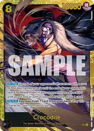 Crocodile - OP14-120 (OP14-120) - The Azure Sea's Seven
