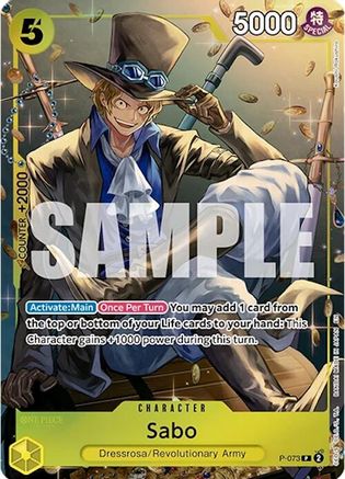 Sabo (Tin Pack Set Vol. 2) (P-073) - One Piece Promotion Cards