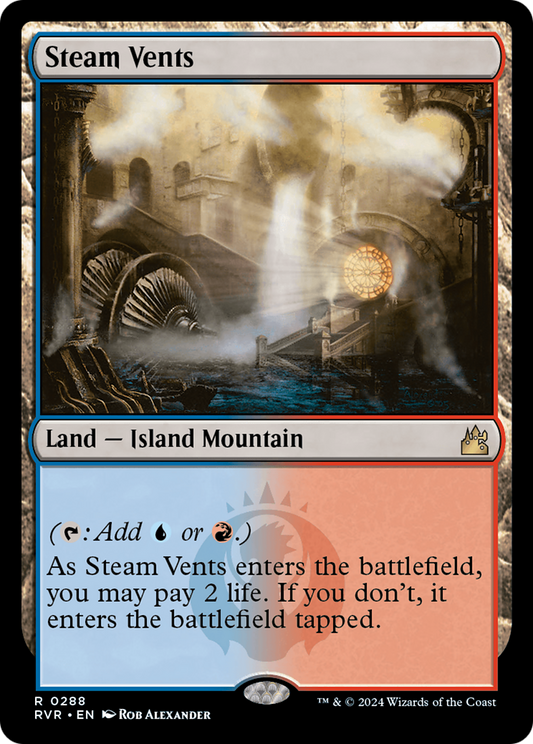 Steam Vents (RVR-288) - [Ravnica Remastered] Foil