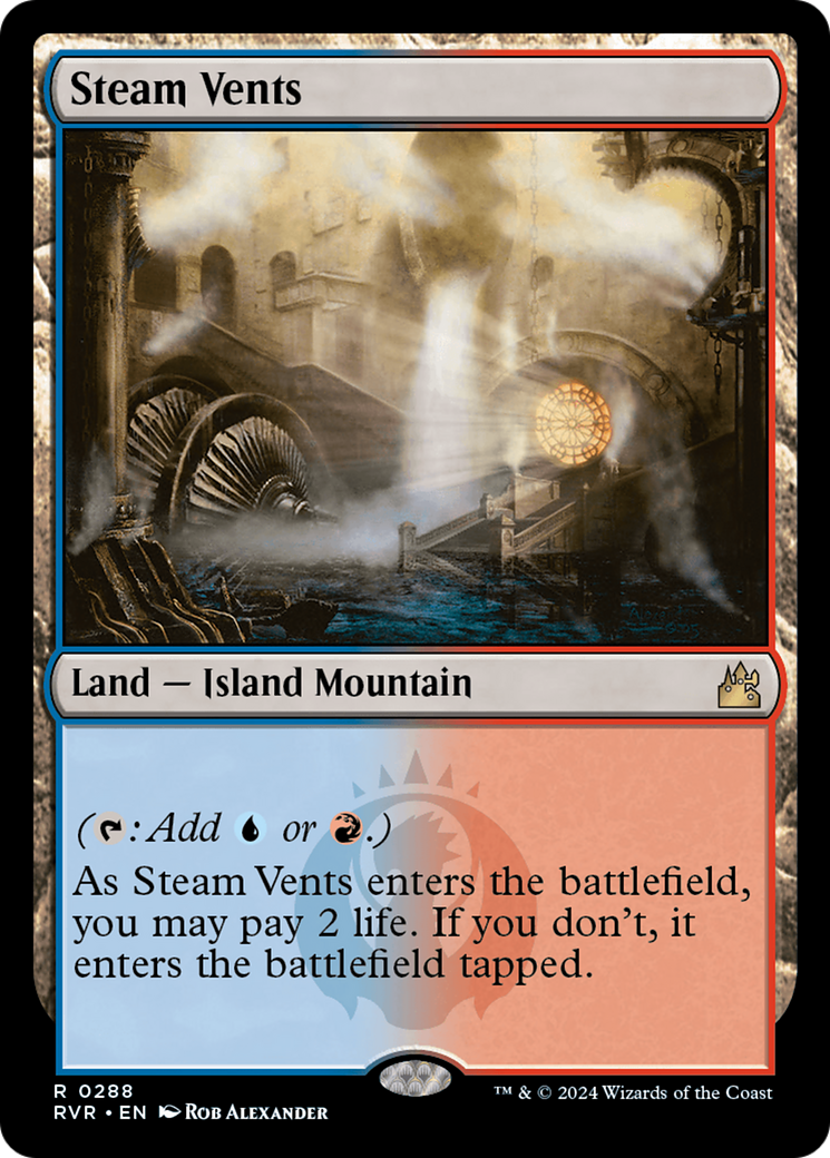 Steam Vents (RVR-288) - [Ravnica Remastered]
