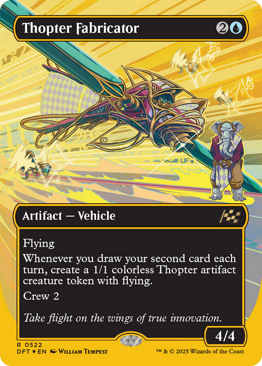 Thopter Fabricator (DFT-522) - [Aetherdrift] (Borderless) Foil