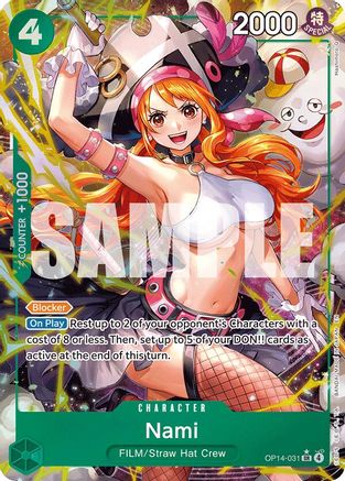 Nami (Alternate Art) (OP14-031) - The Azure Sea's Seven