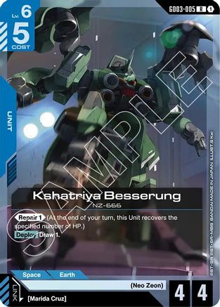 Kshatriya Besserung (GD03-005) - Steel Requiem Holofoil