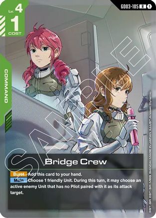 Bridge Crew (GD03-105) - Steel Requiem Holofoil