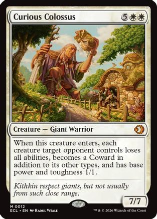 Curious Colossus (ECL-012) - [Lorwyn Eclipsed]