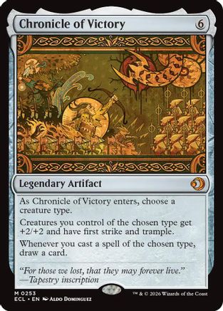 Chronicle of Victory (ECL-253) - [Lorwyn Eclipsed] Foil
