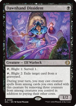 Dawnhand Dissident (ECL-098) - [Lorwyn Eclipsed] Foil