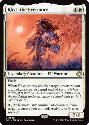Rhys, the Evermore (ECL-032) - [Lorwyn Eclipsed] Foil