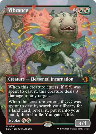 Vibrance (Borderless) (ECL-295) - [Lorwyn Eclipsed]