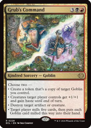 Grub's Command (ECL-228) - [Lorwyn Eclipsed]