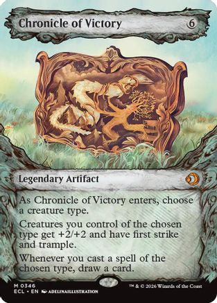 Chronicle of Victory (Showcase) (ECL-346) - [Lorwyn Eclipsed] Foil