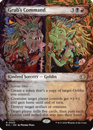Grub's Command (Showcase) (ECL-340) - [Lorwyn Eclipsed] Foil