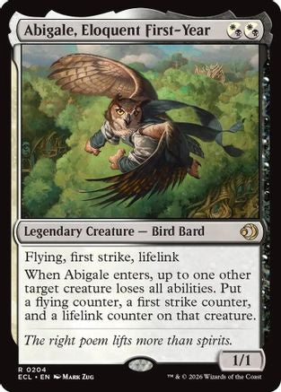Abigale, Eloquent First-Year (ECL-204) - [Lorwyn Eclipsed]
