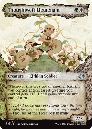 Thoughtweft Lieutenant (Showcase) (ECL-343) - [Lorwyn Eclipsed]