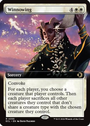 Winnowing (Extended Art) (ECL-355) - [Lorwyn Eclipsed]
