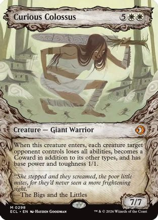Curious Colossus (Showcase) (ECL-298) - [Lorwyn Eclipsed]