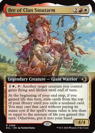 Bre of Clan Stoutarm (Extended Art) (ECL-369) - [Lorwyn Eclipsed] Foil