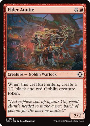 Elder Auntie (ECL-133) - [Lorwyn Eclipsed] Foil