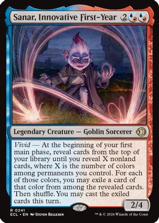 Sanar, Innovative First-Year (ECL-241) - [Lorwyn Eclipsed] Foil