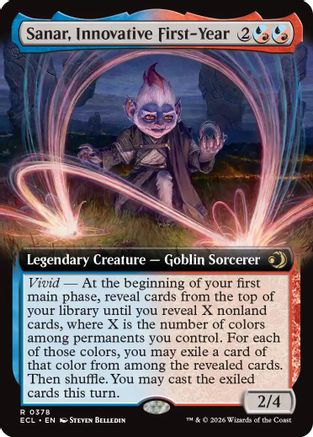 Sanar, Innovative First-Year (Extended Art) (ECL-378) - [Lorwyn Eclipsed] Foil