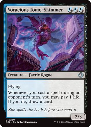 Voracious Tome-Skimmer (ECL-250) - [Lorwyn Eclipsed] Foil