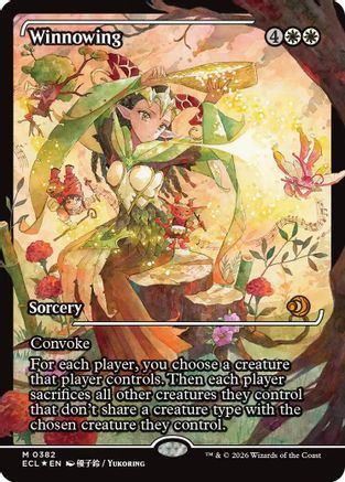 Winnowing (Showcase) (ECL-382) - [Lorwyn Eclipsed] Foil