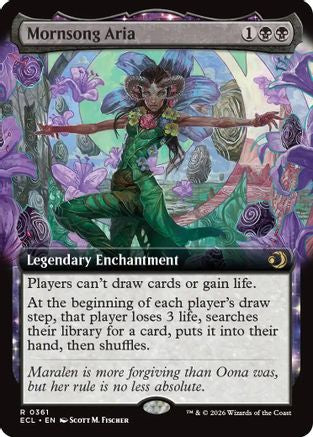 Mornsong Aria (Extended Art) (ECL-361) - [Lorwyn Eclipsed]
