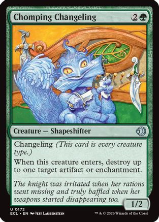 Chomping Changeling (ECL-172) - [Lorwyn Eclipsed]