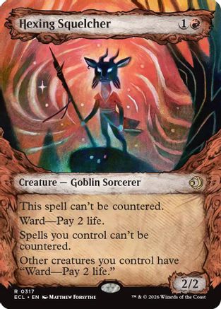 Hexing Squelcher (Showcase) (ECL-317) - [Lorwyn Eclipsed] Foil