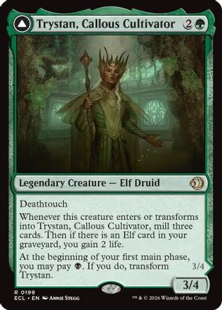 Trystan, Callous Cultivator (ECL-199) - [Lorwyn Eclipsed] Foil