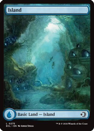 Island (0275) (ECL-275) - [Lorwyn Eclipsed] Foil